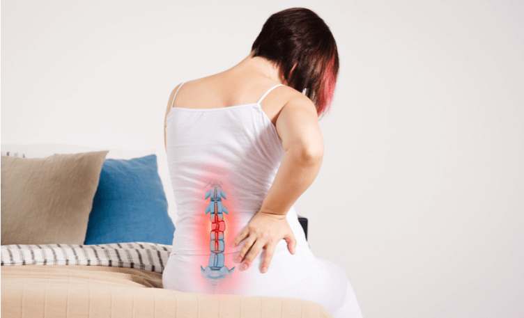 Các bệnh về cột sống ngoài gây đau lưng thì có thể gây đau bụng dưới
